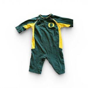 Nike Oregon Ducks Green and Yellow Baby Onesie